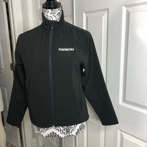 Karbon Black Lightweight Jacket Pockets Long Sleeve S